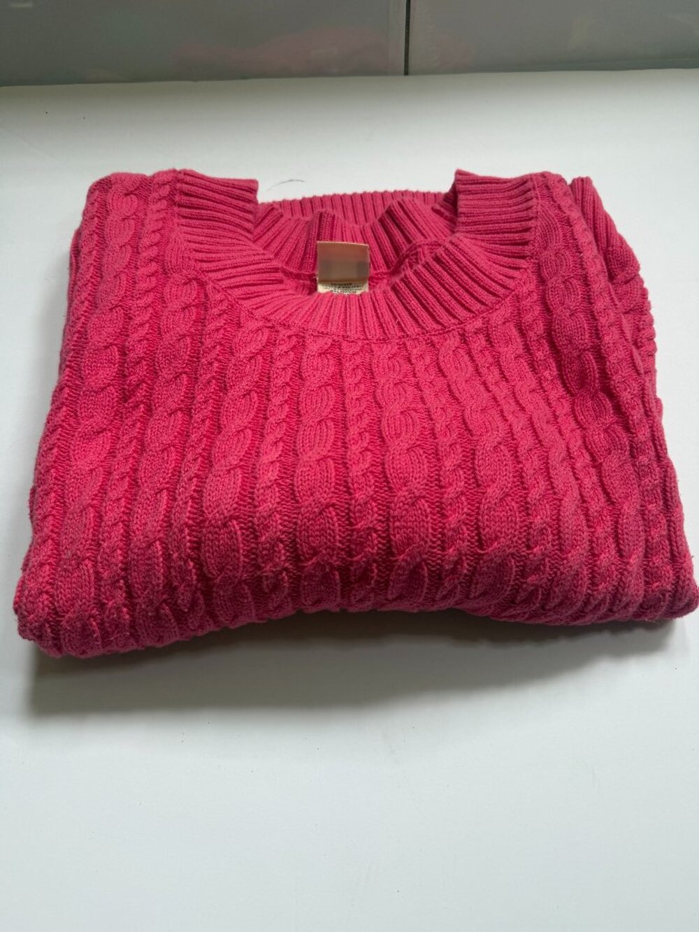 Faded Glory Fuchsia Sweater W XL